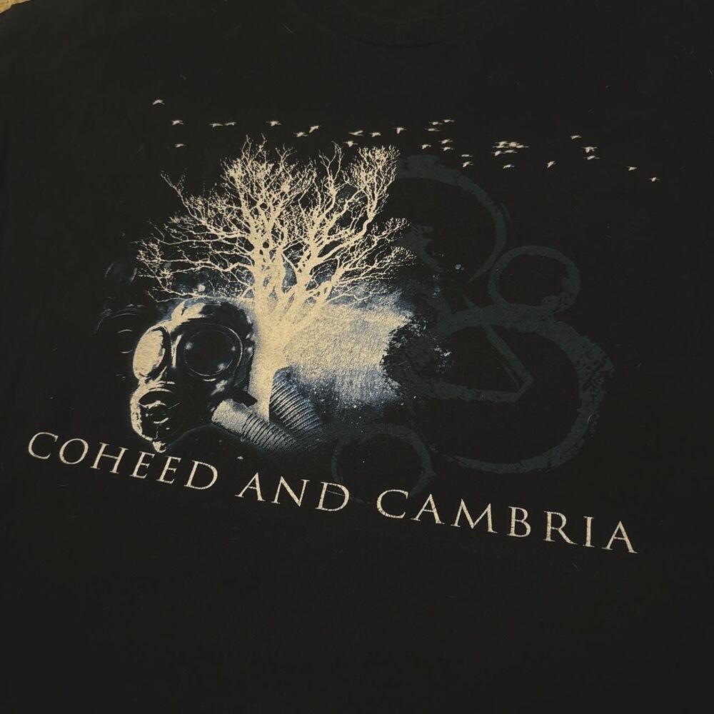 Coheed and Cambria 2008 band merch Men's Black T-shirt vintage